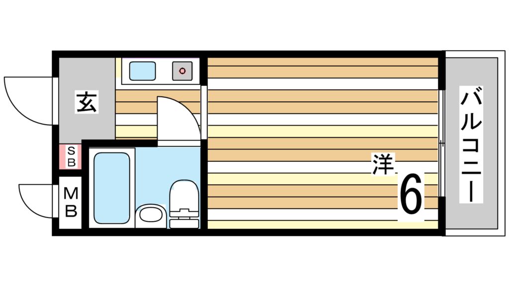 メゾンドアコールの間取り