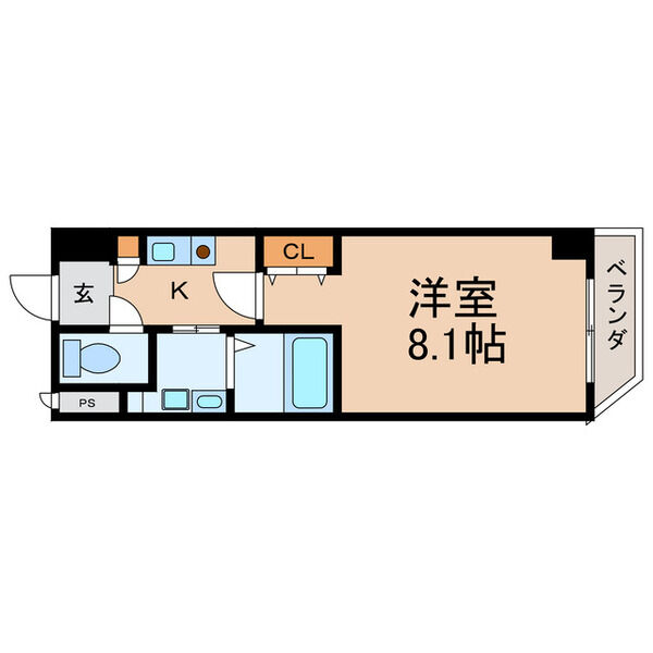 AHマンション泉の間取り