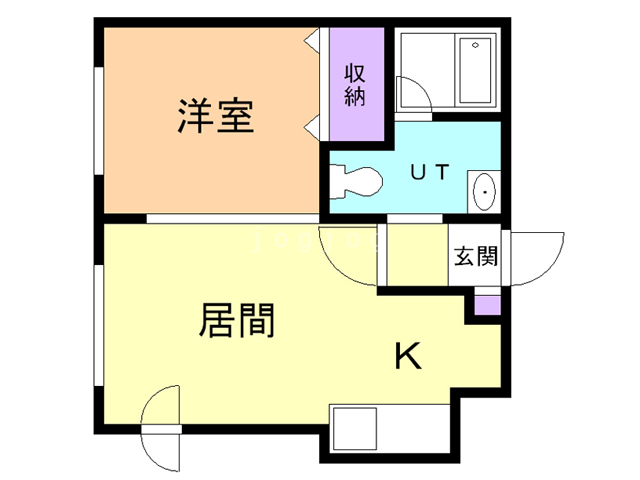 札幌市北区麻生町のマンションの間取り