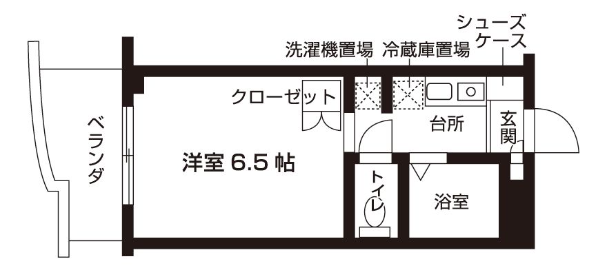 ソシアプラザ西千葉の間取り