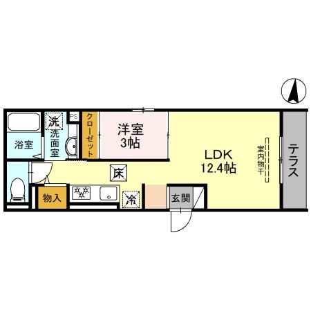 D-ROOM岩押町の間取り