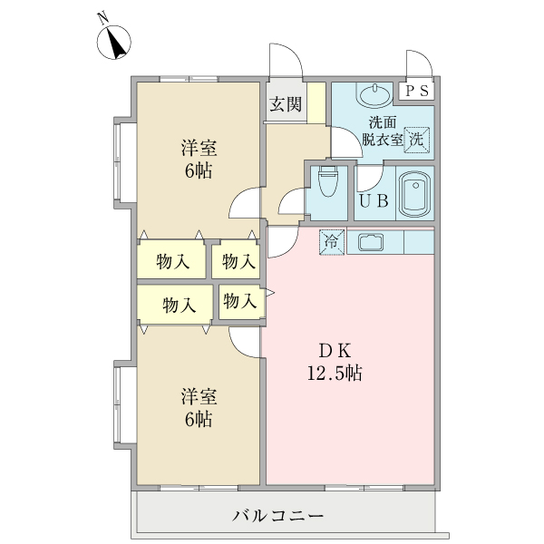 フロレスタ上ノ山IIの間取り