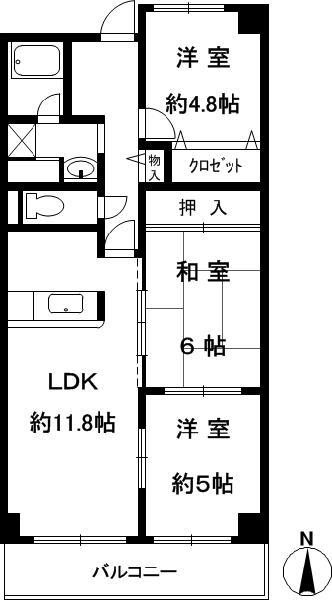 ソルレヴァンテの間取り