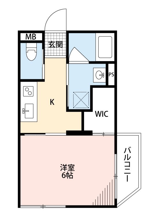 プレステージア水前寺の間取り