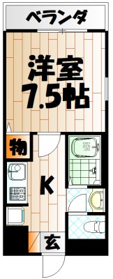 グランド アイ 三萩野の間取り