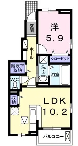 フローリッシュIの間取り