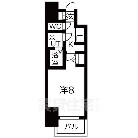 メイクス名駅太閤の間取り