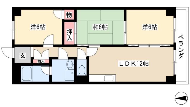 第2高杉マンションの間取り