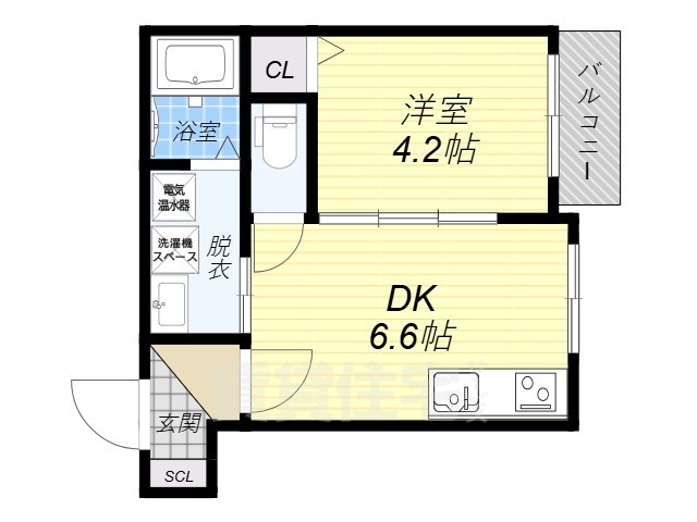 パシフィック千林の間取り