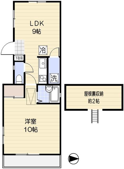 西日暮里ハウスの間取り