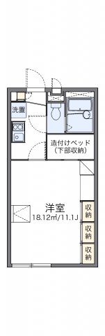 レオパレスマロンハイツ　IIの間取り