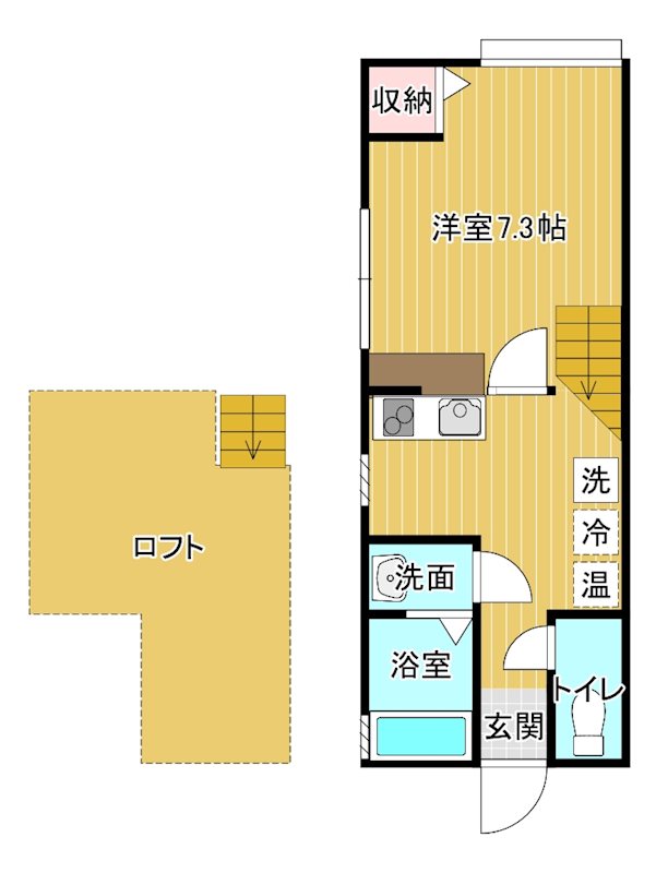 アレーナ東大通の間取り