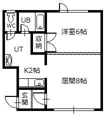 【北ウィングの間取り】