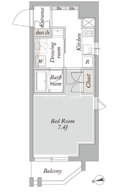 【ジオエント御徒町の間取り】