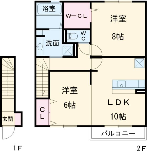 ヒルズ大幸の間取り