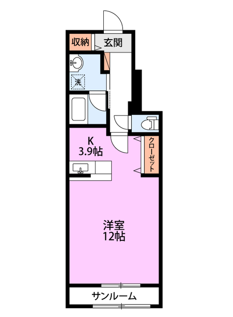 STAR GATE　Iの間取り