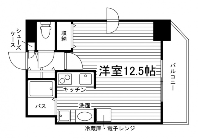 ユニエトワール大麻駅前の間取り