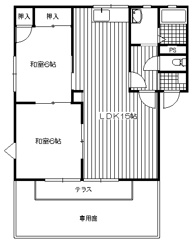 メイプルハイツの間取り