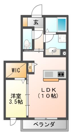 ソレアード土師ノ里IIの間取り