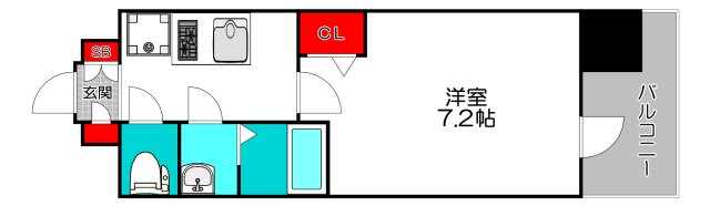 プレサンス天王寺ノースヴィアーレの間取り