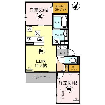 プレミアサクラの間取り