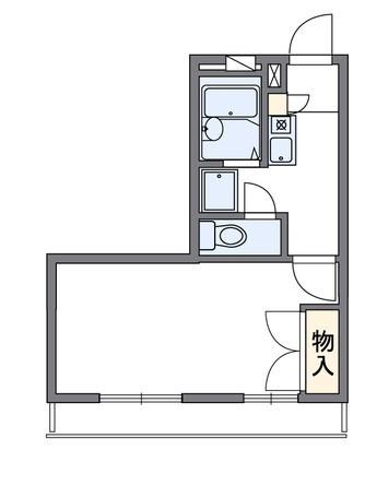 レオパレスピュアの間取り