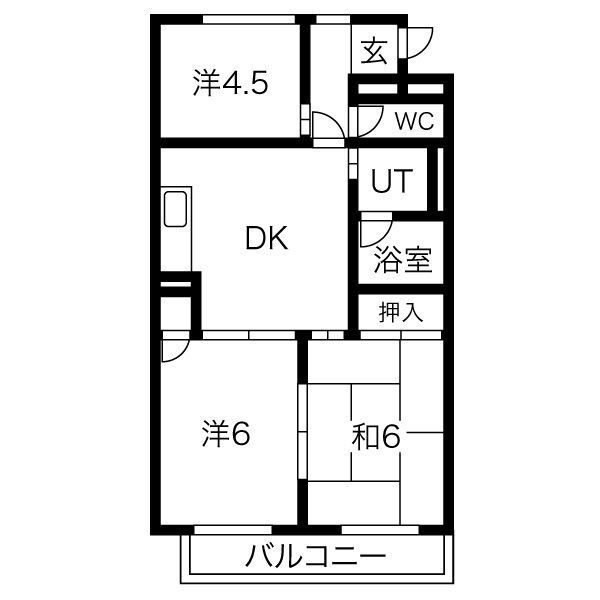 シャルム美郷の間取り