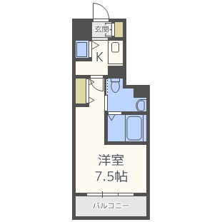 グランルージュ中之島南の間取り