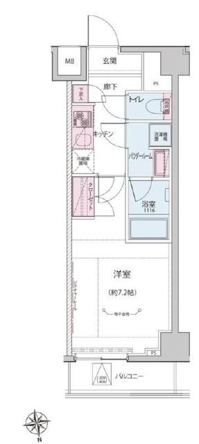 ALTERNA神楽坂IIの間取り