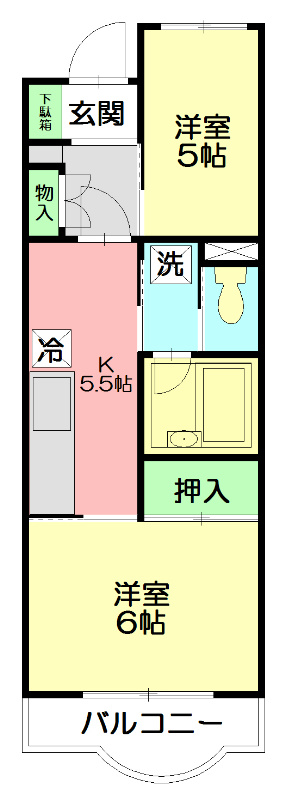 ベルハウス戸塚の間取り