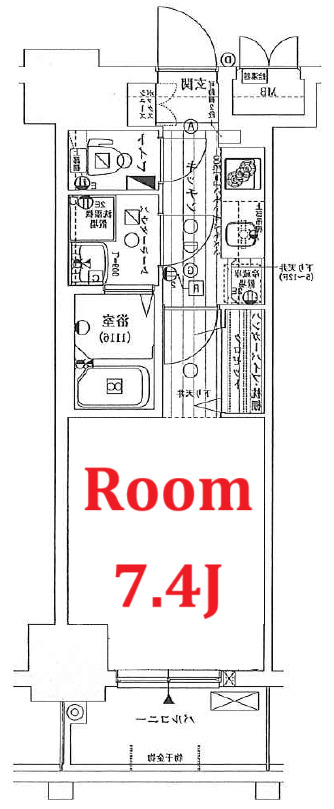 レジュールアッシュ神戸元町の間取り