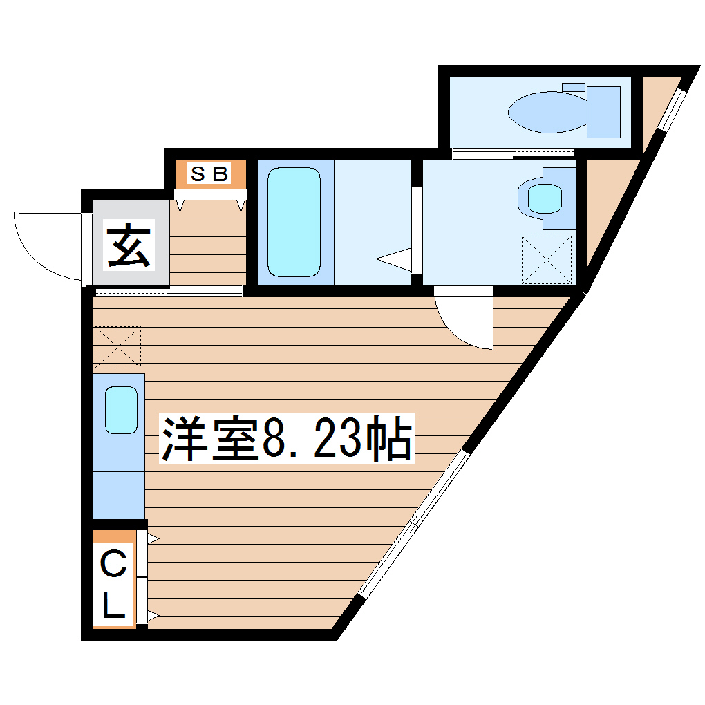 【エスポワール真栄の間取り】