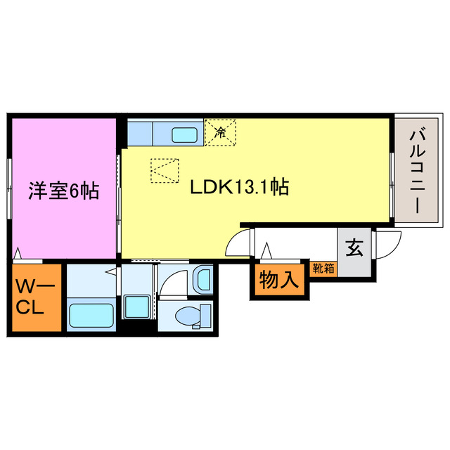 寺庄フォレストハイツの間取り