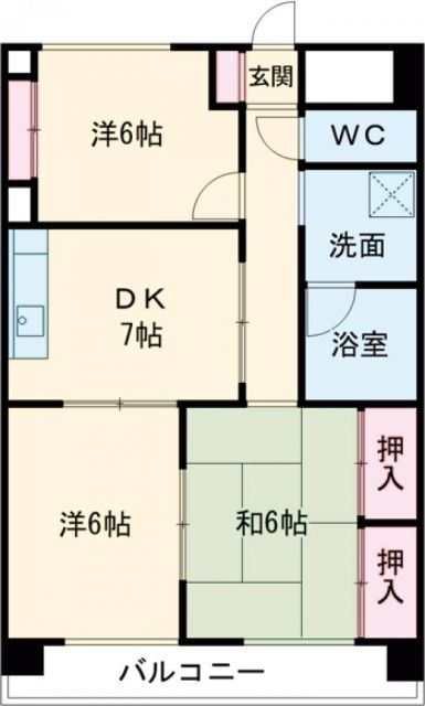 レジデンスＴＯＹＯＵＫＥ鶴田の間取り