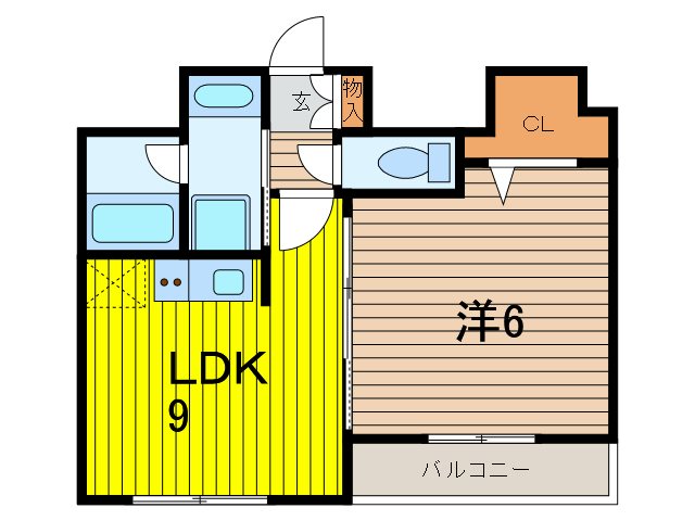 ソアラノーム北浦和の間取り