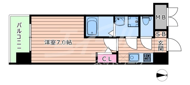 S-RESIDENCE大阪同心の間取り