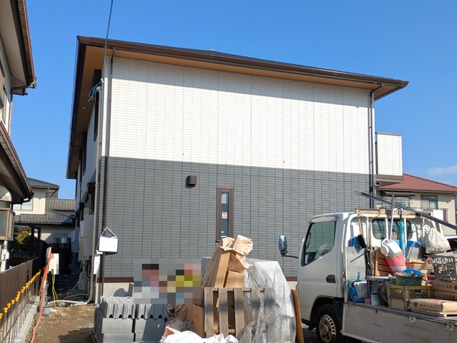 建物外観　建築中
