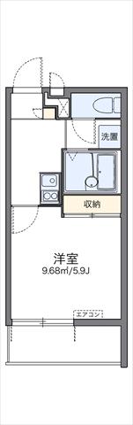 レオパレス悠和の間取り写真