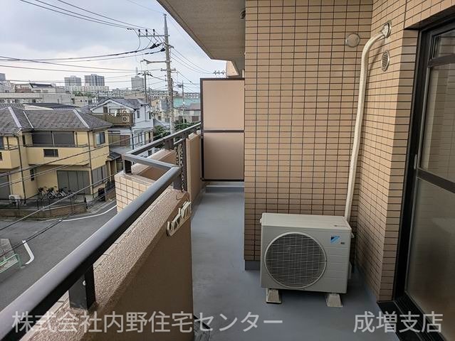 バルコニー　西側のバルコニー