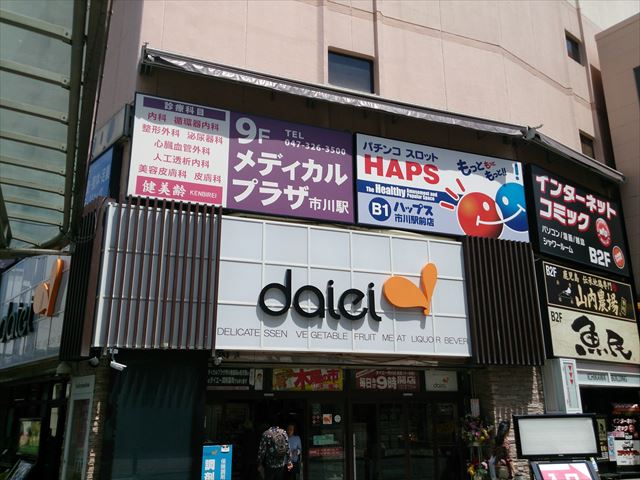 病院　メディカルプラザ市川（病院）まで971m