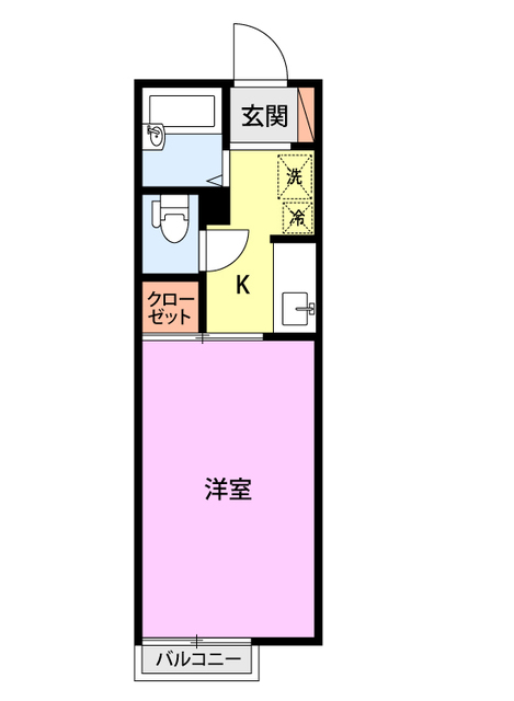 セジュール蔵王の間取り写真
