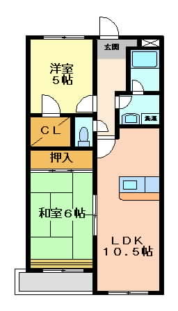 ナカタビル4番館の間取り