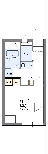 レオパレス阿弥陀の間取り