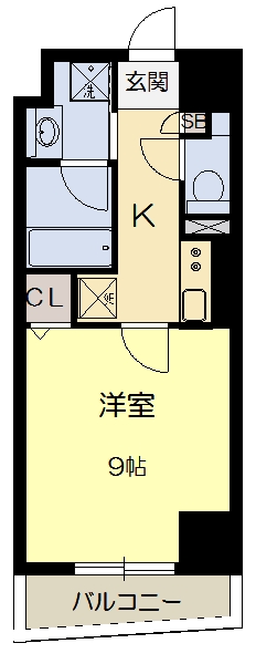 SK江坂の間取り