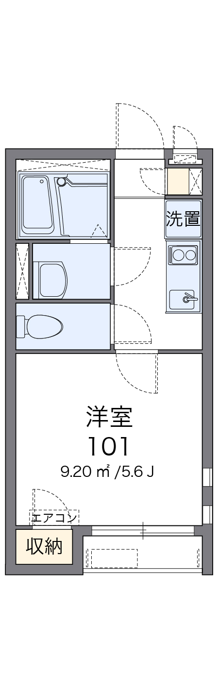 市谷台町の間取り