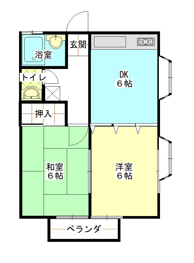 ビレジ北山の間取り