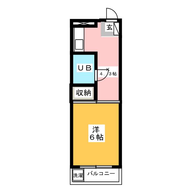 サンライズマンションの間取り