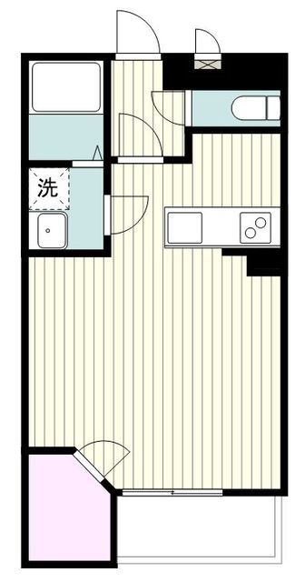 横浜市戸塚区下倉田町のアパートの間取り