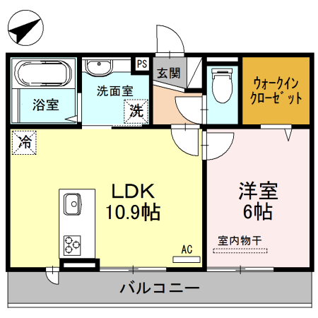 【シャーロット水口　Aの間取り】