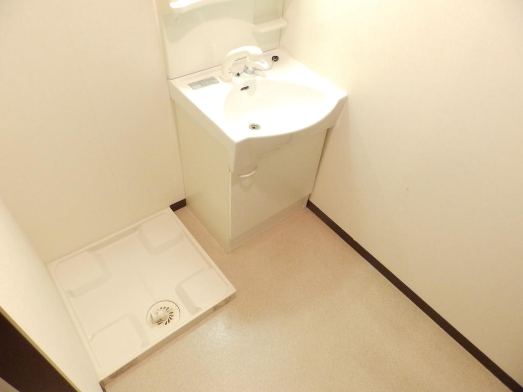 洗面設備　室内洗濯機置場